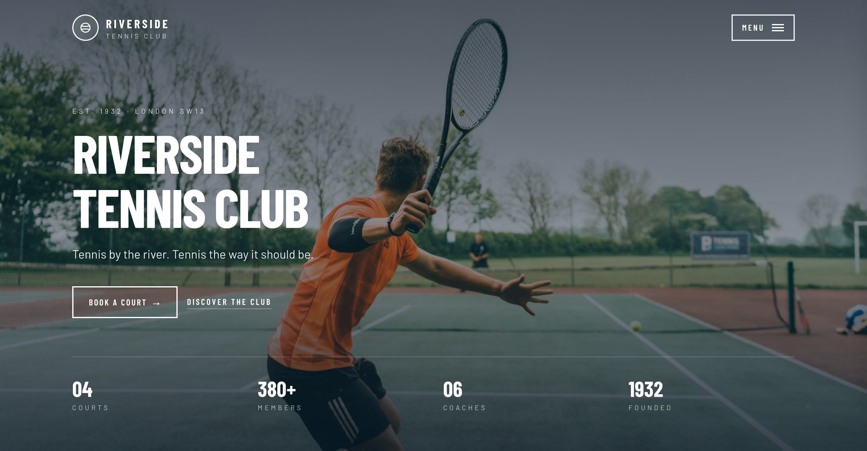 Voorbeeld van Riverside Tennis Club